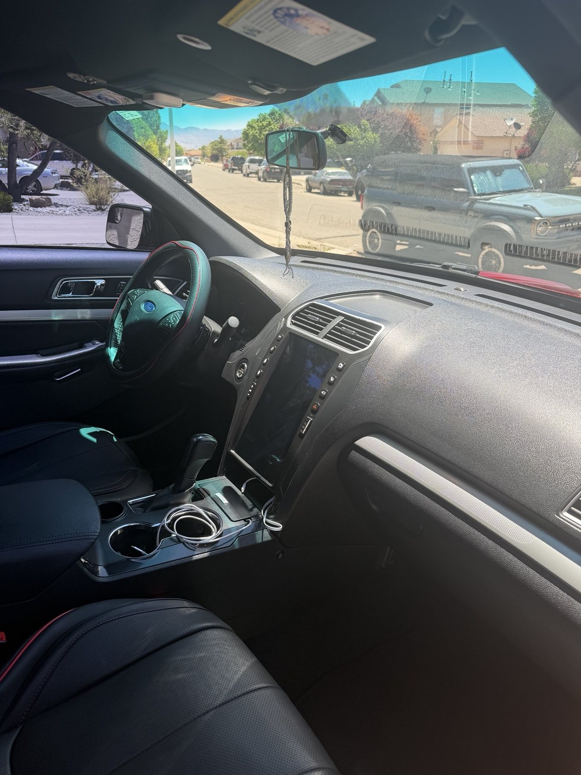Clean Ford Explorer front cabin with detailed seats, dashboard, and console